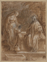 K II 106
<br/>
Christus en de Samaritaanse vrouw
<br/>
<em>Straet, Jan van der (Stradanus) (1523-1605)</em>